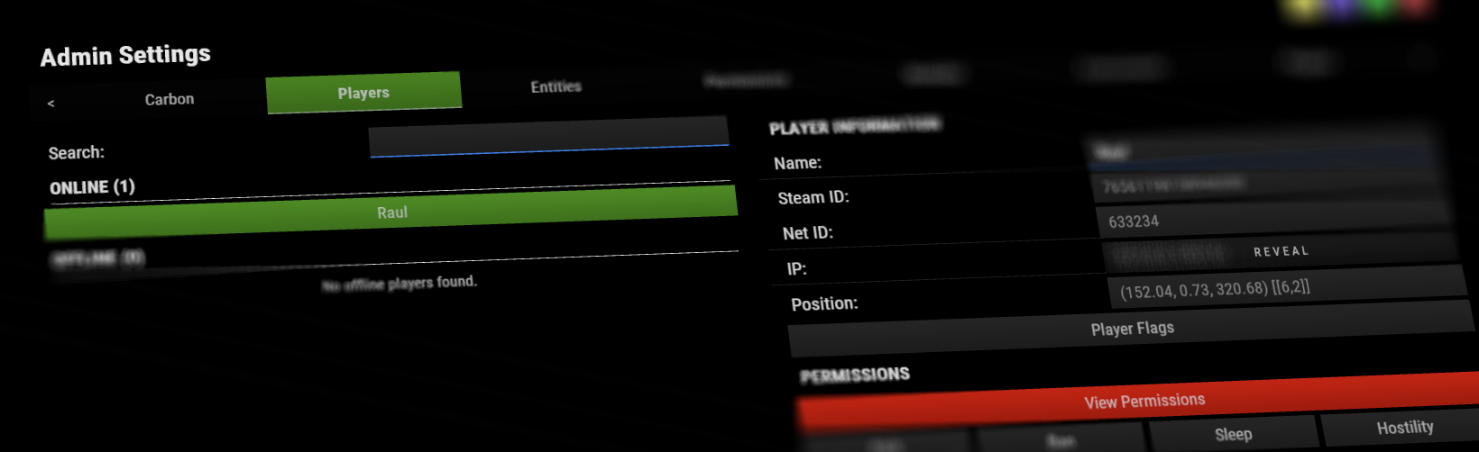 Players Tab